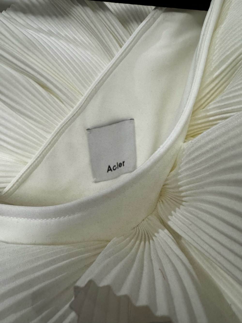 Acler White One-Shoulder Ruffle Gown - Picture 8 of 10